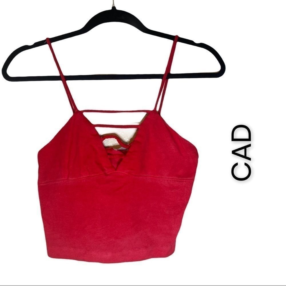 CAD Red Crop Top